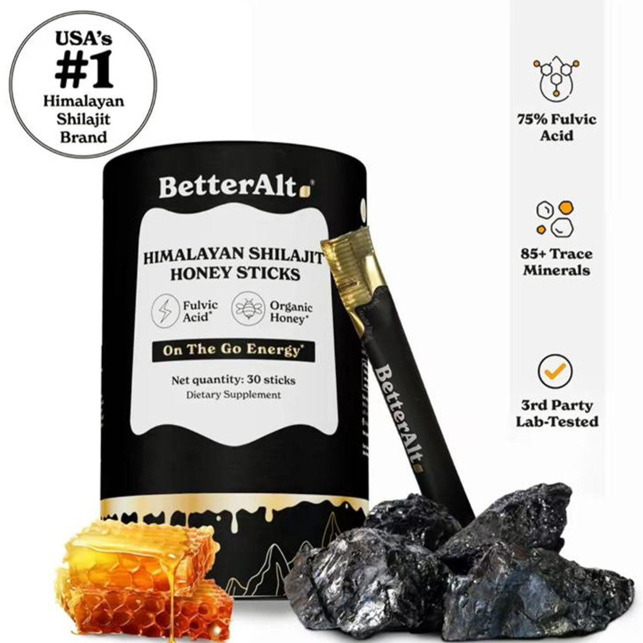 Shilajit Honey Sticks