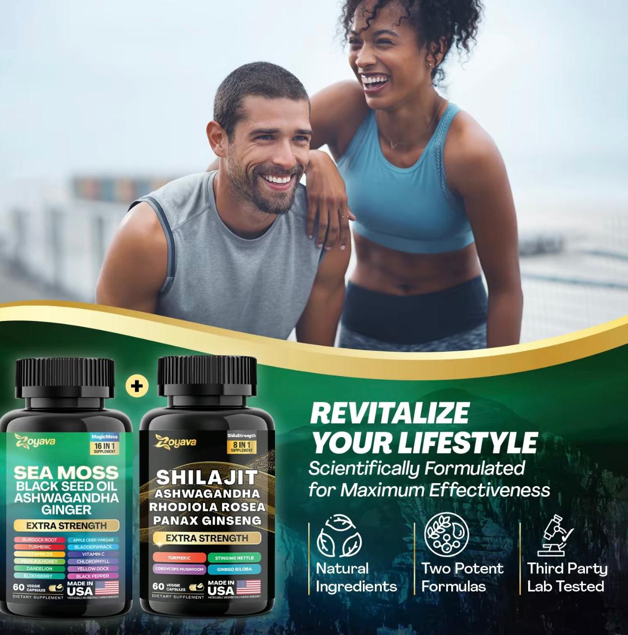 Sea Moss + Shilajit Extra Strength Bundle