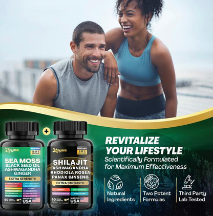 Sea Moss + Shilajit Extra Strength Bundle