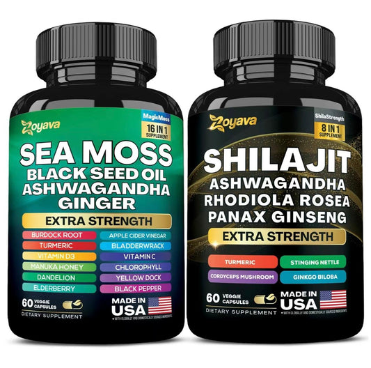Sea Moss + Shilajit Extra Strength Bundle